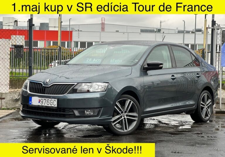 Škoda Rapid edícia tour de France