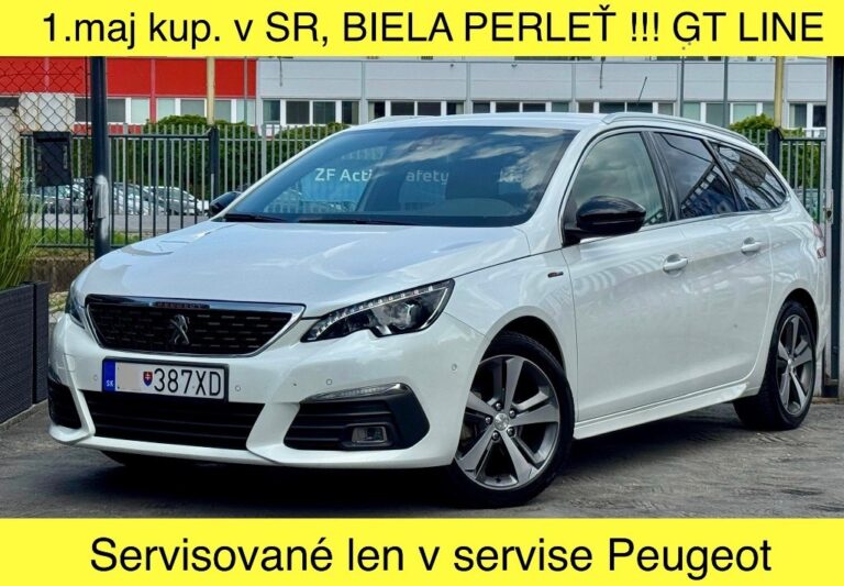 Peugeot 308 Break/SW SW 1.2 PureTech S&S GT Line E6d-ISC EAT8
