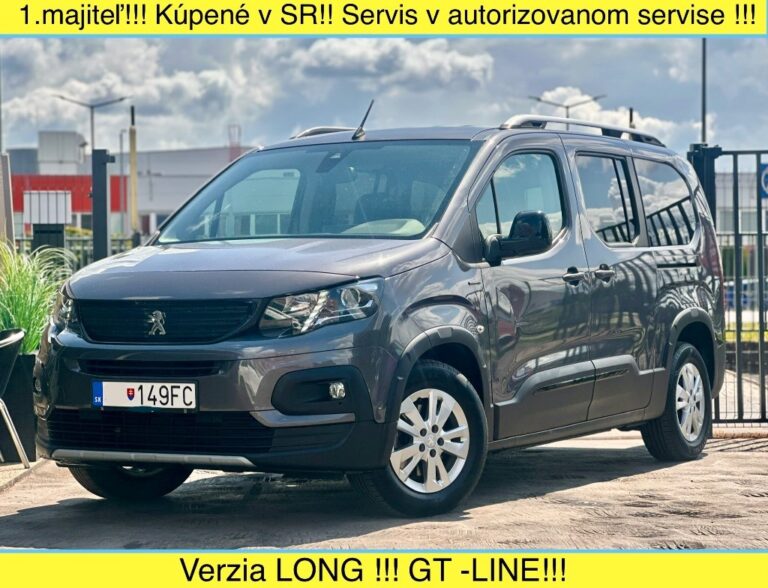 Peugeot Rifter Long 1.5 BlueHDi 100 GT Line