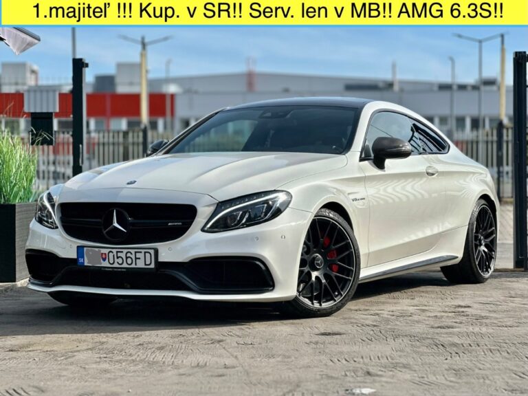 Mercedes-Benz C trieda Kupé Mercedes-AMG 63 S A/T