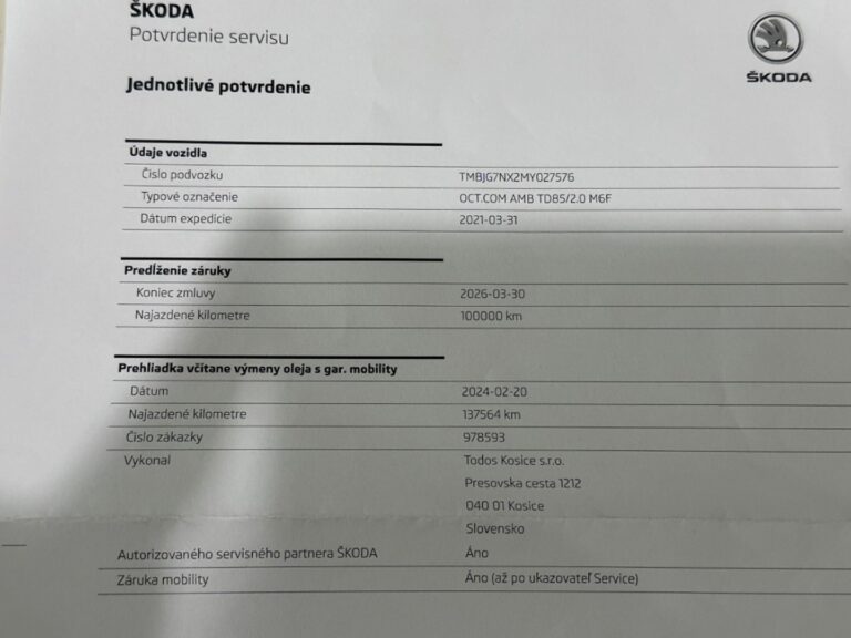 Škoda Octavia Combi 2.0 TDI SCR Joy Plus